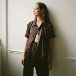 Shopify Shelby Pajama Top Carob Sale