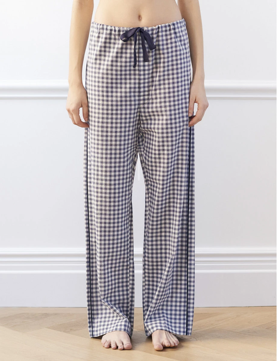 Shopify Lounge Ally Pajama Pant Sea Gingham