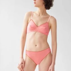 Shopify Organic Cotton Lingerie Antonia Bralette Dahlia