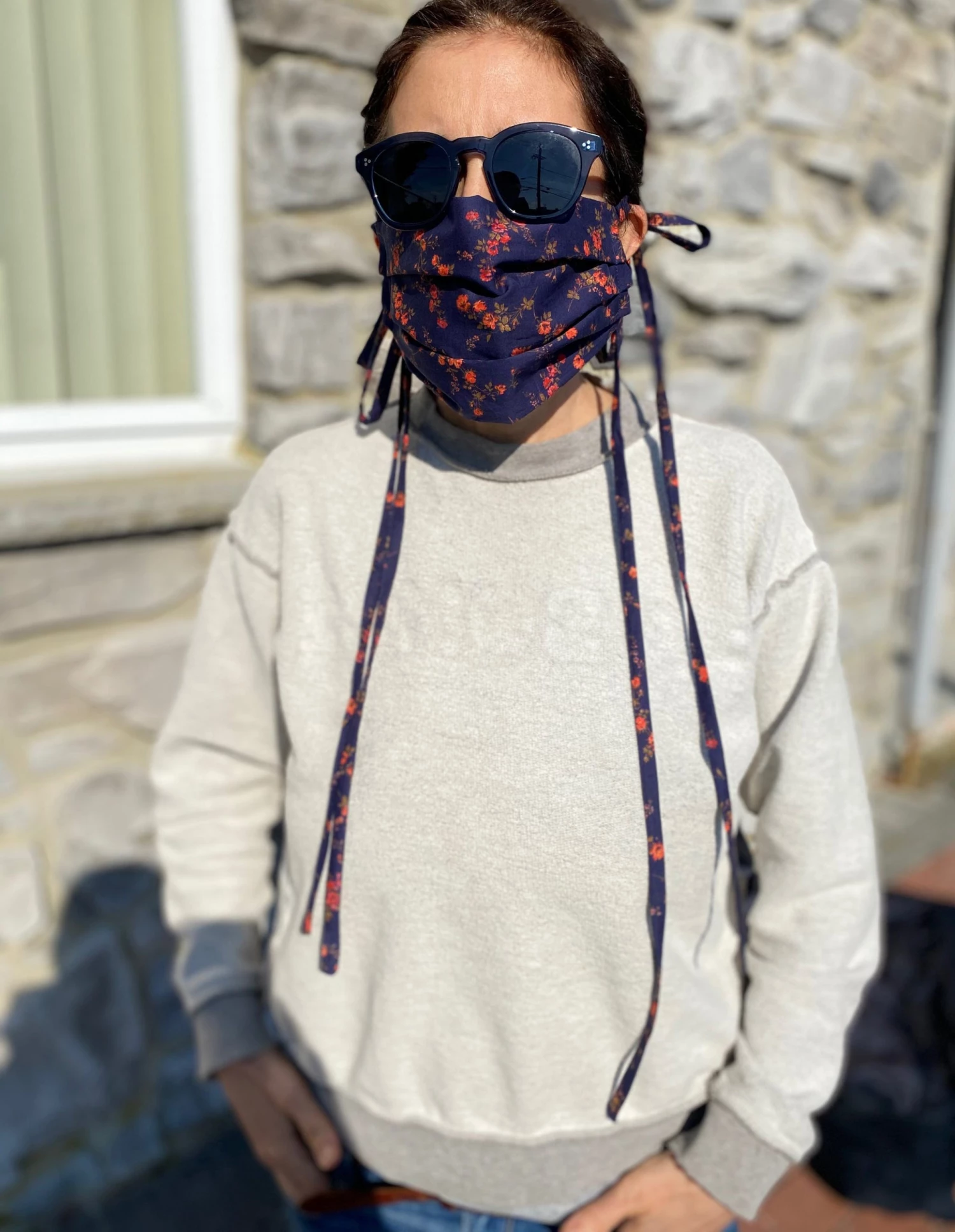 Shopify Protective Face Mask Liberty Navy Sale