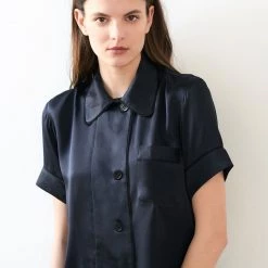 Shopify Shelby Pajama Top Sea