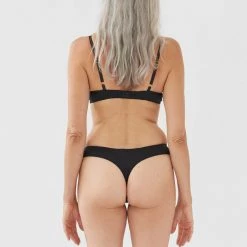 Shopify Organic Cotton Lingerie Bettina Thong Black