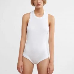 Shopify Flavia Bodysuit White Lingerie