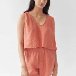 Shopify Eduardo Boxer Madder Root Plant Dyed Linen Loungewear