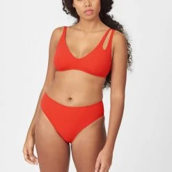 Shopify Swim Elias Bikini Top Poppy
