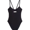 Shopify Genevieve One Piece Black Rib New Arrivals