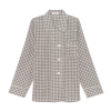 Shopify Kate Pajama Top Fog Gingham Lounge