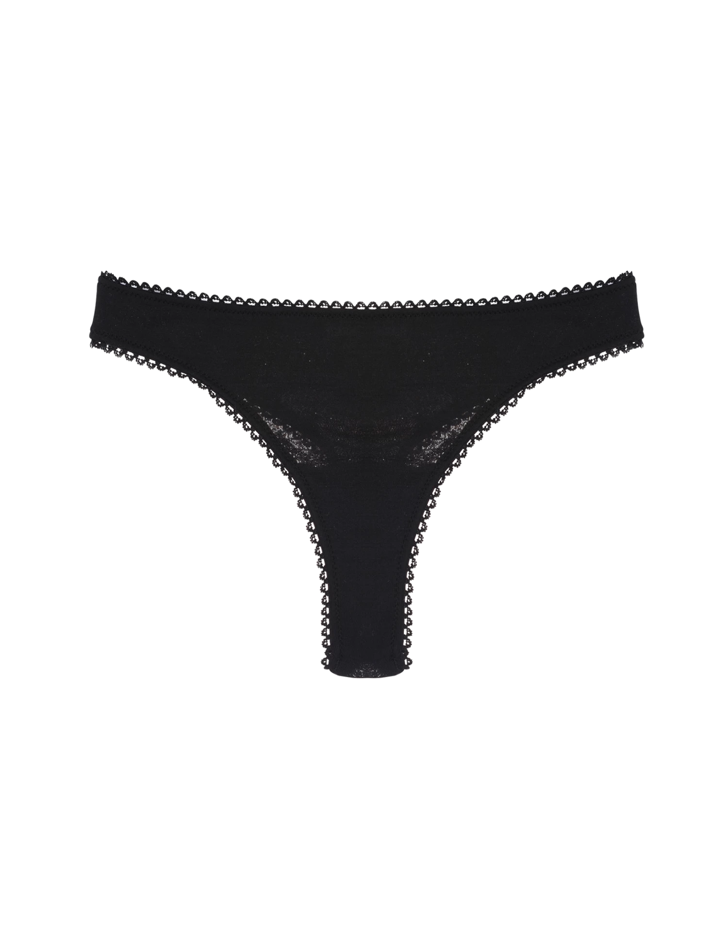 Shopify Stella Thong Black Lingerie