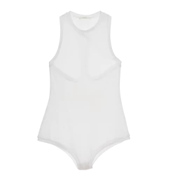 Shopify Flavia Bodysuit White Lingerie