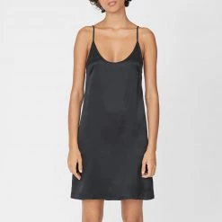 Shopify Lingerie Pearl Slip Black