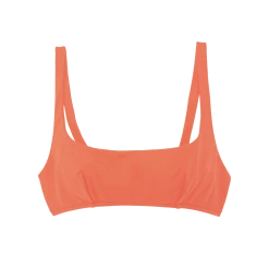 Shopify Quinn Bikini Top Tangerine