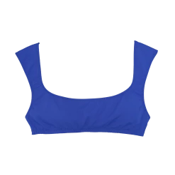 Shopify Flora Bikini Top Azure Swim