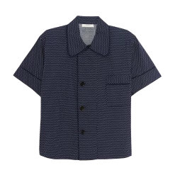 Shopify Shelby Pajama Top Sea Dot Cotton Sale