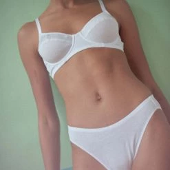 Shopify Beau Underwire Bra White Lingerie
