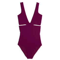Shopify Sale Ursa One Piece Plum Rib