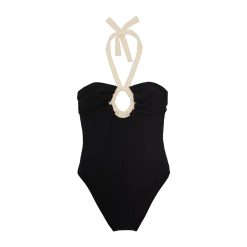 Shopify Sale Vika One Piece Black & Cream
