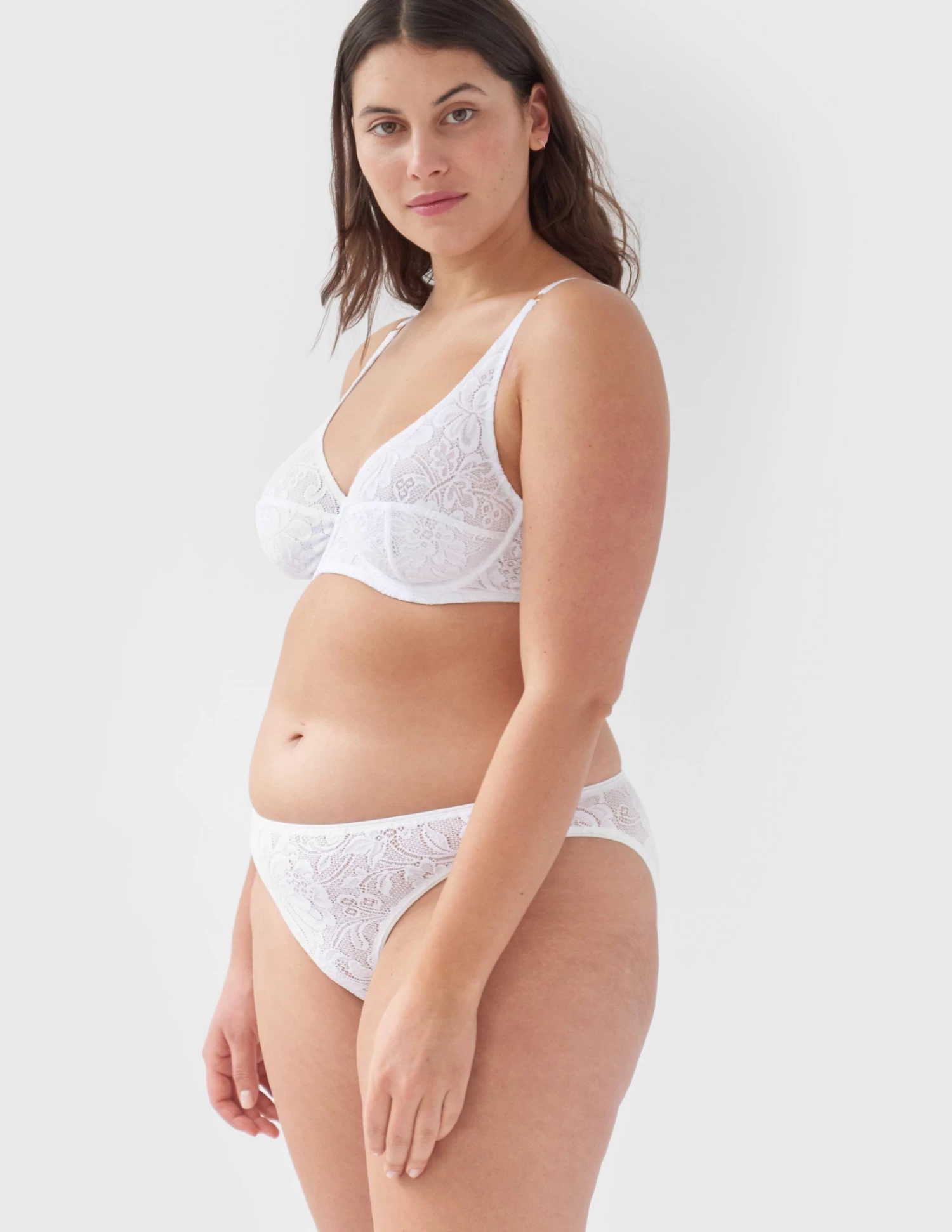 Shopify Lingerie Waverly Underwire Bra White