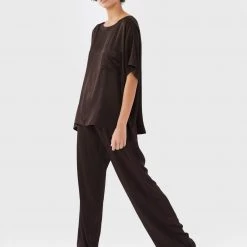 Shopify Ally Pajama Pant Carob