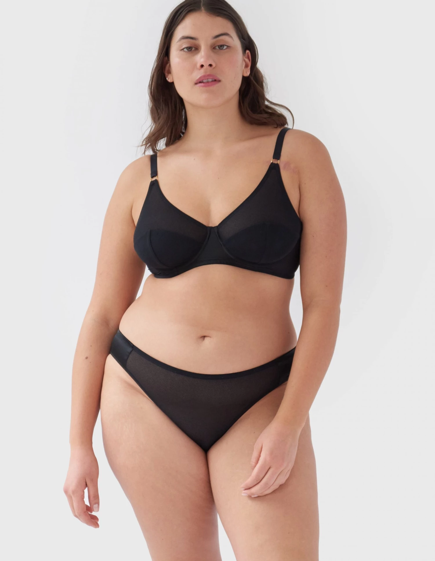 Shopify Winona Underwire Bra Black Lingerie